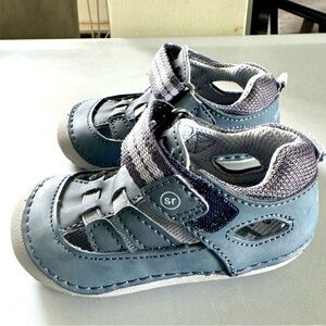 Stride Rite Boy's Dark Blue Sm Sonny Sandal Size 4.5 wide